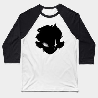 Uchu, The Crawling Black Baseball T-Shirt